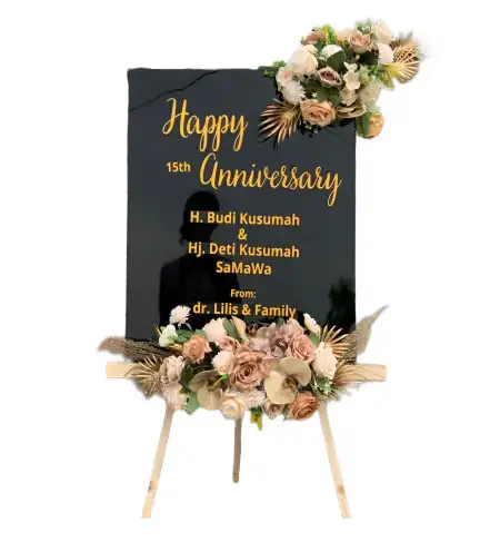 Papan Bunga Akrilik Empat Petulai Dangku